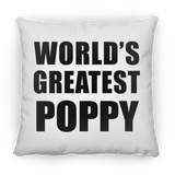 World's Greatest Poppy - Throw Pillow