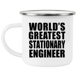 World's Greatest Stationary Engineer - 12oz Camping Mug