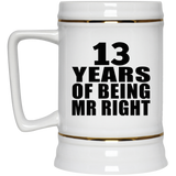 13th Anniversary 13 Years Of Being Mr Right - Beer Stein