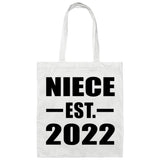 Niece Established EST. 2022 - Tote Bag White