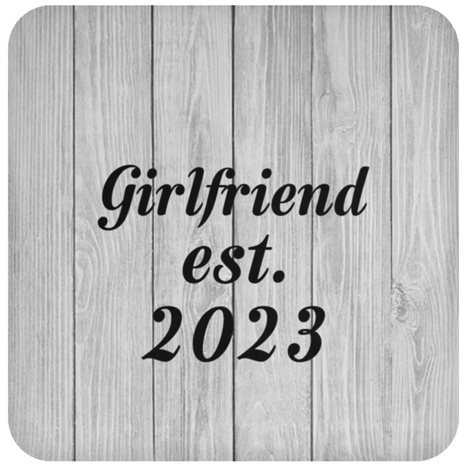 Girlfriend Established Est. 2023 - Drink Coaster F