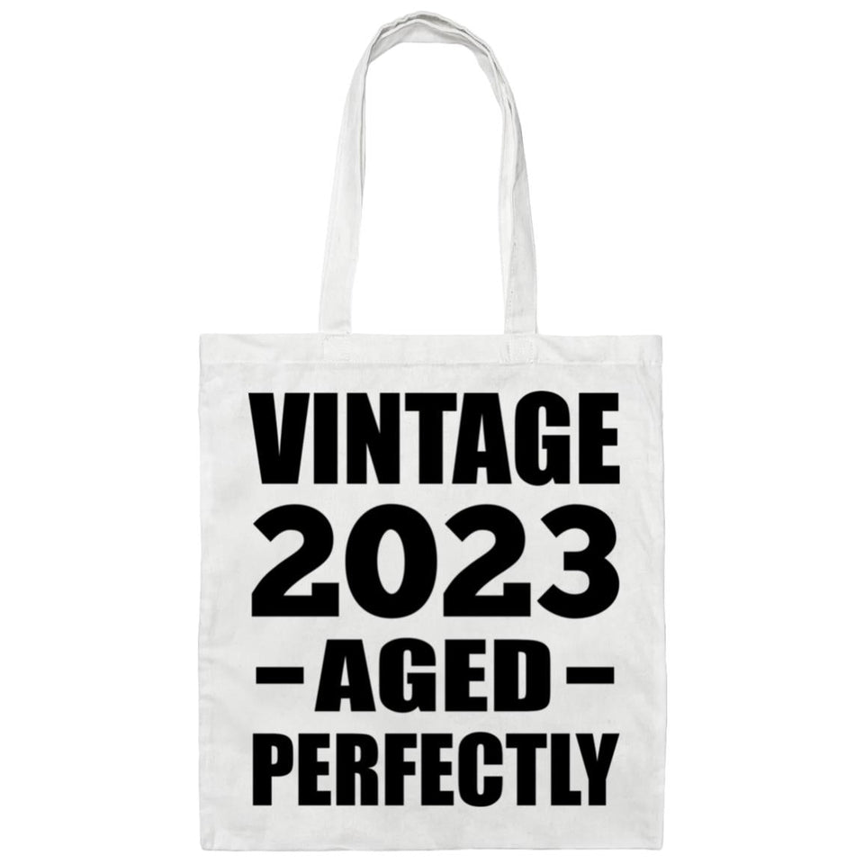 1st Birthday Vintage 2023 Aged Perfectly - Tote Bag White