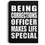 Being Corrections Officer Makes Life Special - Canvas Portrait