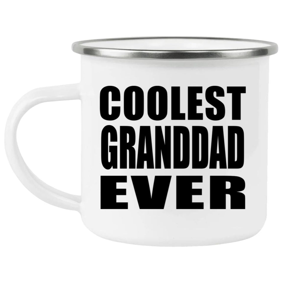 Coolest Granddad Ever - 12oz Camping Mug