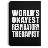 World's Okayest Respiratory Therapist - Canvas Portrait