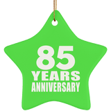 85th Anniversary 85 Years - Star Ornament