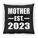 Mother Established EST. 2023 - Throw Pillow Black