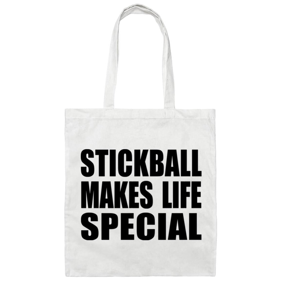 Stickball Makes Life Special - Tote Bag White