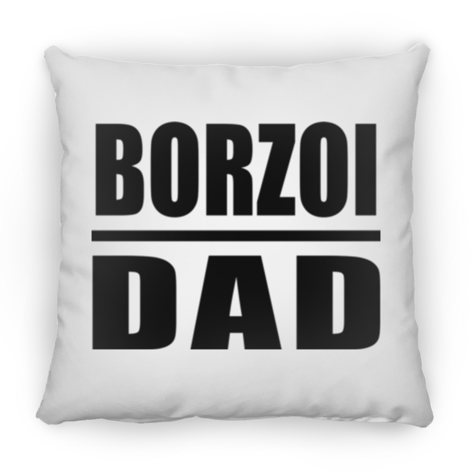 Borzoi Dad - Throw Pillow