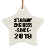 Stationary Engineer Since 2019 - Star Ornament