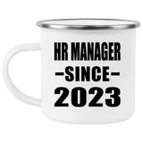 HR Manager Since 2023 - 12oz Camping Mug