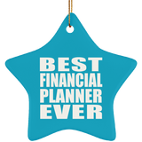 Best Financial Planner Ever - Star Ornament