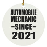 Automobile Mechanic Since 2021 - Circle Ornament