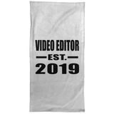 Video Editor Established EST. 2019 - Hand Towel