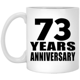 73rd Anniversary 73 Years - 11 Oz Coffee Mug