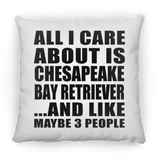 All I Care About Is Chesapeake Bay Retriever - Throw Pillow