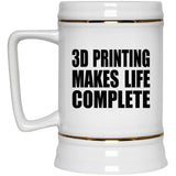 3D Printing Makes Life Complete - Beer Stein