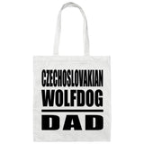 Czechoslovakian Wolfdog Dad - Tote Bag White