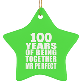 100th Anniversary 100 Years Of Being Mr Perfect - Star Ornament