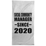 Social Community Manager Since 2020 - Hand Towel