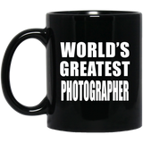 World's Greatest Photographer - 11 Oz Coffee Mug Black
