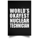 World's Okayest Nuclear Technician - Poster Portrait
