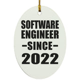 Software Engineer Since 2022 - Oval Ornament
