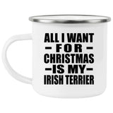 All I Want For Christmas Is My Irish Terrier - 12oz Camping Mug