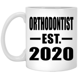 Orthodontist Established EST. 2020 - 11oz Coffee Mug