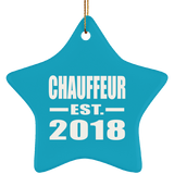 Chauffeur Established EST. 2018 - Star Ornament