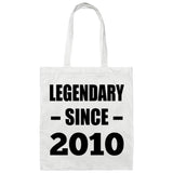 14th Birthday Legendary Since 2010 - Tote Bag White