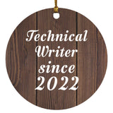 Technical Writer Since 2022 - Circle Ornament D