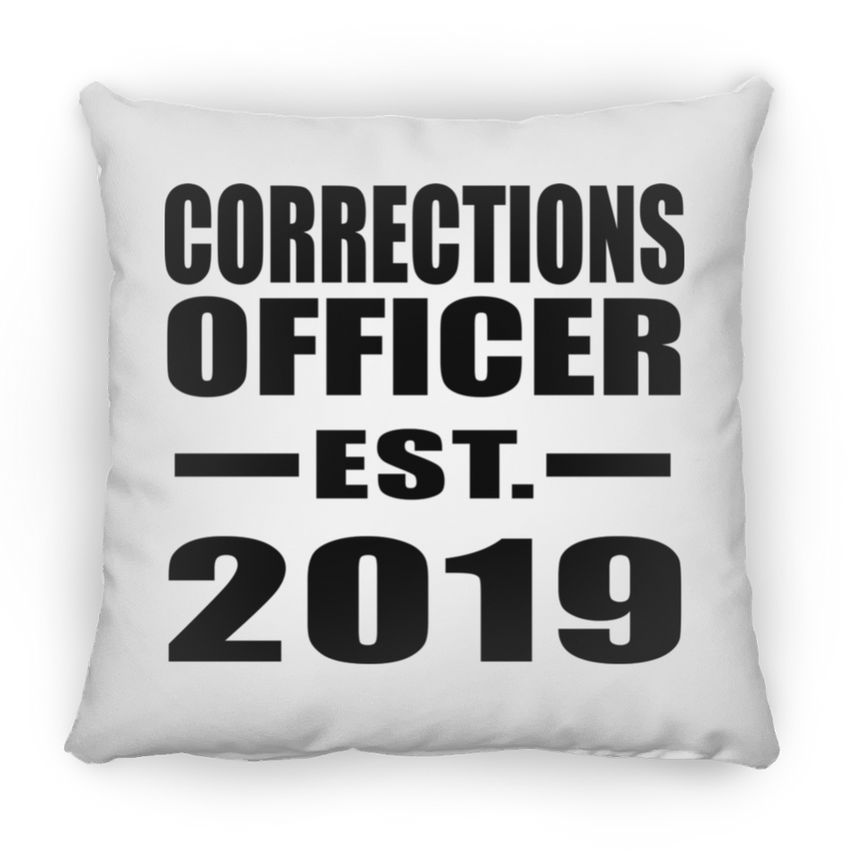 Corrections Officer Established EST. 2019 - Throw Pillow