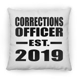 Corrections Officer Established EST. 2019 - Throw Pillow