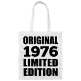 48th Birthday Original 1976 Limited Edition - Tote Bag White
