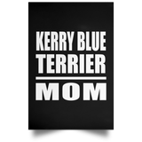 Kerry Blue Terrier Mom - Poster Portrait