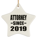 Attorney Since 2019 - Star Ornament