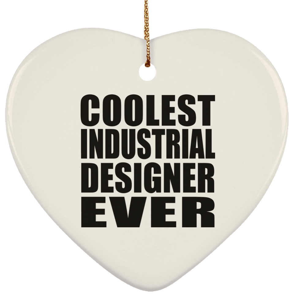 Coolest Industrial Designer Ever - Heart Ornament