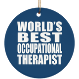World's Best Occupational Therapist - Circle Ornament