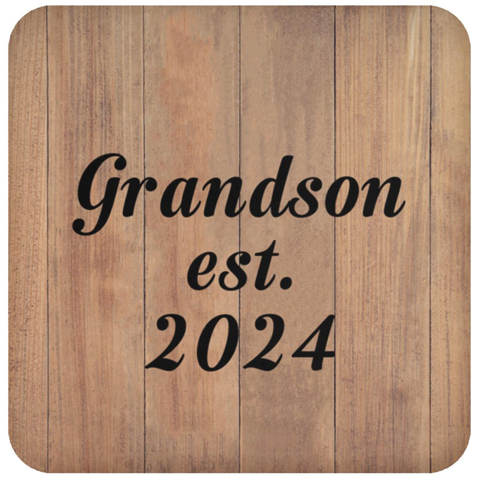 Grandson Established EST. 2024 - Drink Coaster C