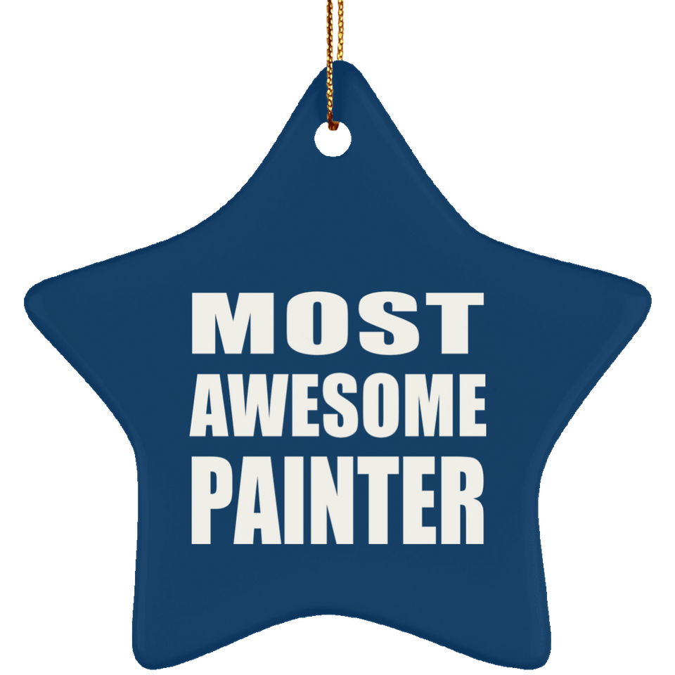 Most Awesome Painter - Star Ornament