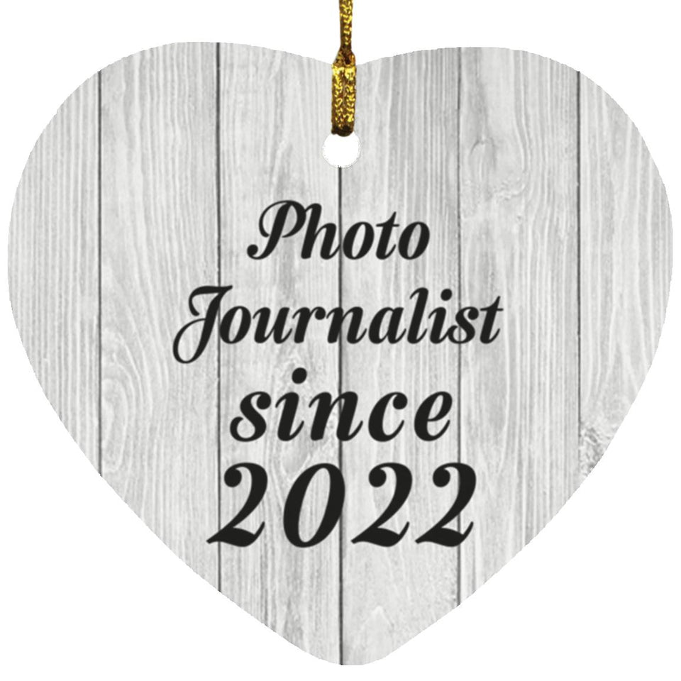 Photo Journalist Since 2022 - Heart Ornament F