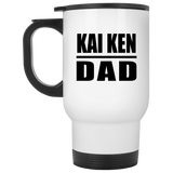 Kai Ken Dad - White Travel Mug