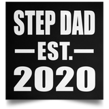 Step Dad Established EST. 2020 - Poster Square