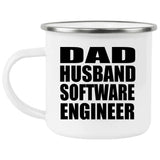 Dad Husband Software Engineer - 12oz Camping Mug