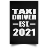 Taxi Driver Established EST. 2021 - Poster Portrait