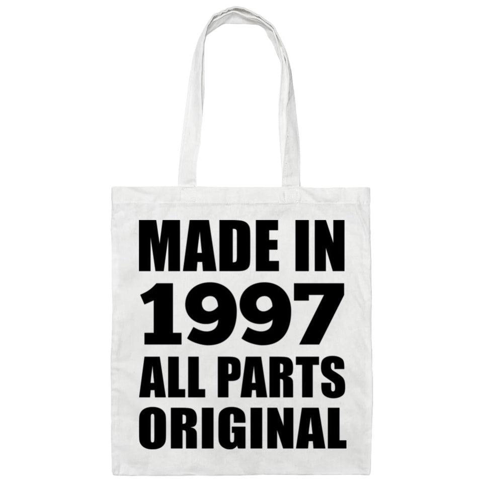 27th Birthday Made in 1997 All Parts Original - Tote Bag White