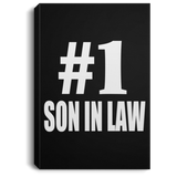 Number One #1 Son In Law - Canvas Portrait