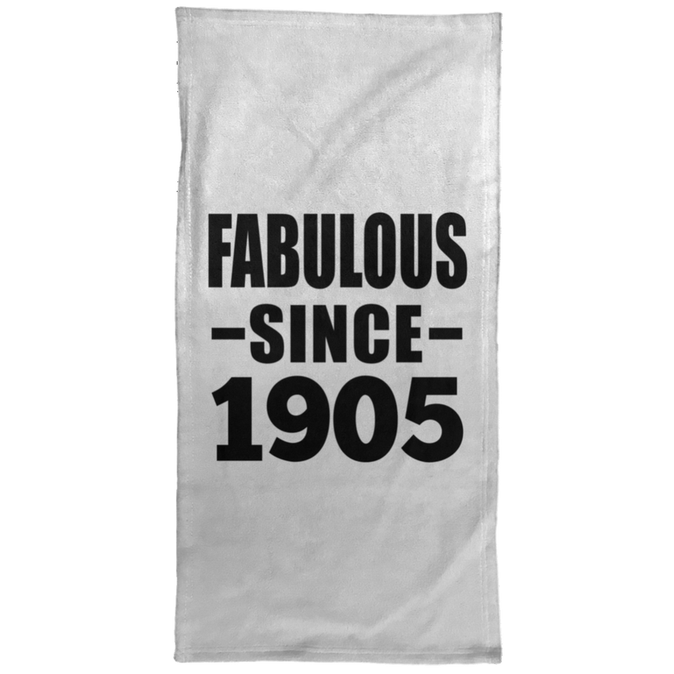 119th Birthday Fabulous Since 1905 - Hand Towel