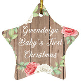 Gwendolyn Baby's First Christmas - Star Ornament B